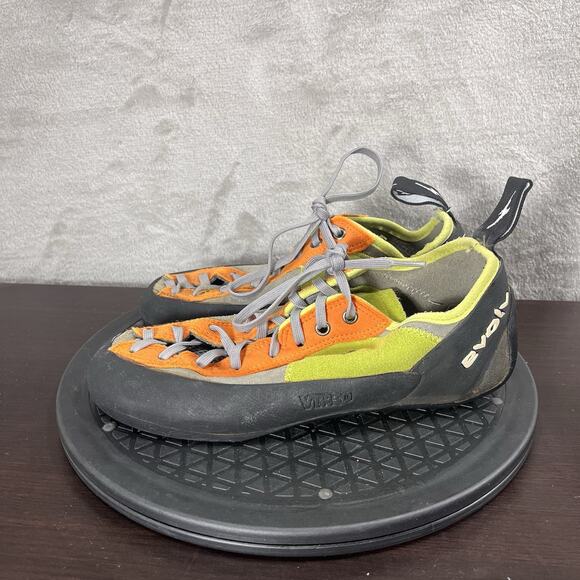 Evolv Trax VTR3D Mens US 8 Climbing Gray Green Orange Lace Up Athletic Shoes - Picture 3 of 10